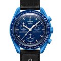 Часы Swatch x Omega Bioceramic Moonswatch Mission to Neptune SO33N100