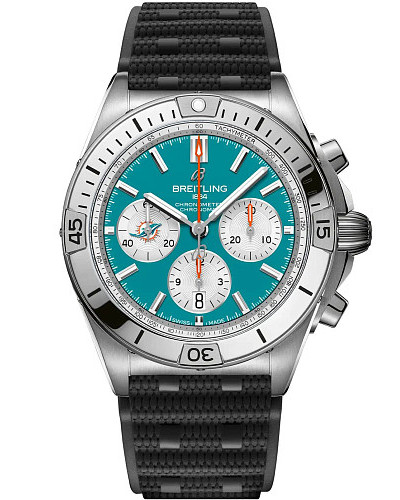 Breitling Chronomat B01 42 NFL Miami Dolphins Edition AB01342B1L2S1