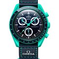 Часы Swatch x Omega Bioceramic Moonswatch Mission on Earth: Polar Lights SO33L103