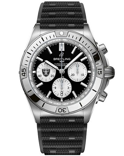 Breitling Chronomat B01 42 NFL Las Vegas Raiders Edition AB01342B1B1S1