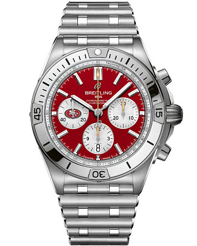 Breitling Chronomat B01 42 NFL San Francisco 49ers Edition AB01342B1K1A1