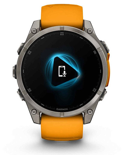 Garmin Fenix 8 47mm Amoled Sapphire Titanium Orange 010-02904-11