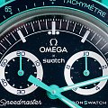 Часы Swatch x Omega Bioceramic Moonswatch Mission on Earth: Polar Lights SO33L103 фото 3